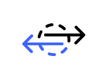 Inconsistent experiences icon